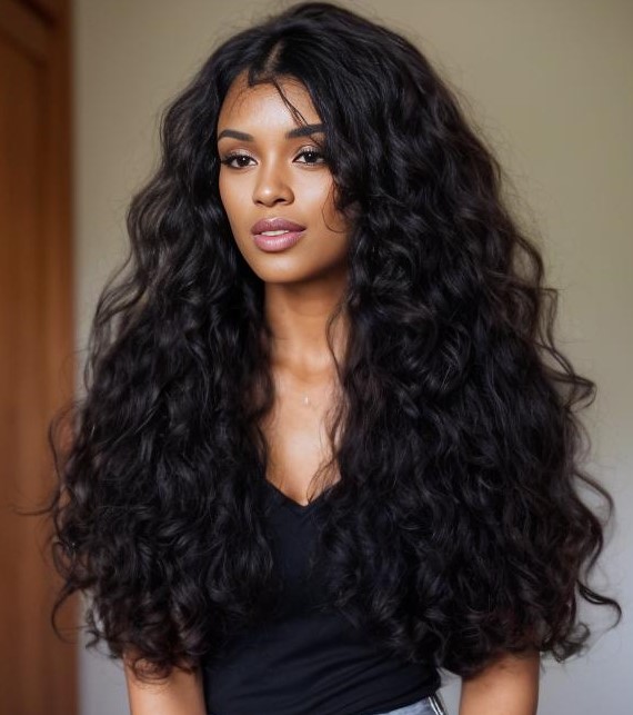 10-long-curly-black-hairstyle-for-heartshaped-face