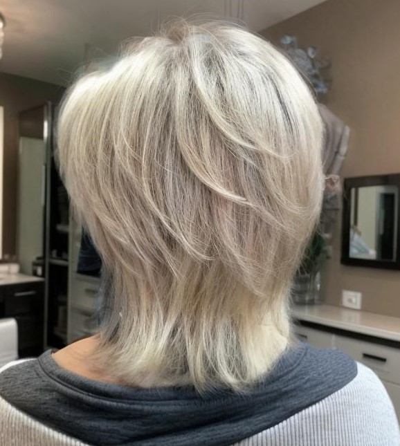 Medium Two-Tier Layered Haircut