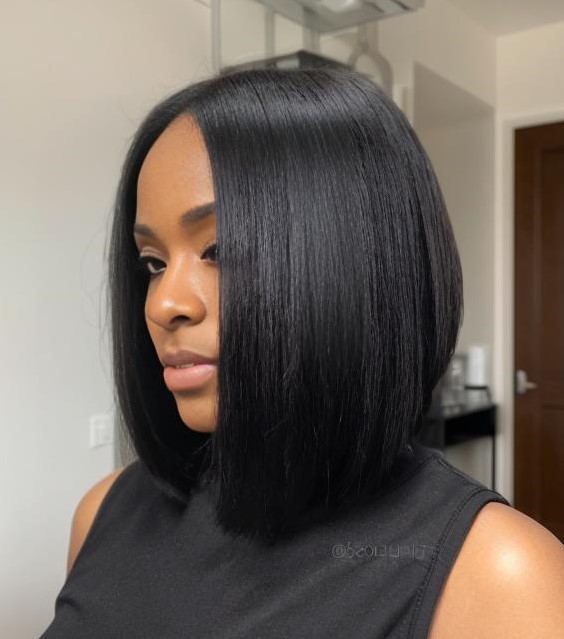 Classic Blunt Black Lob