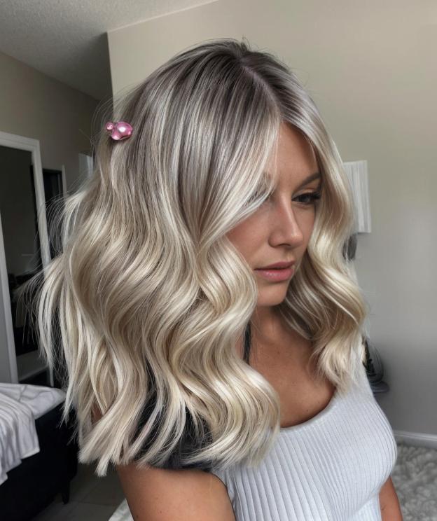 Dark Platinum Blonde Hair Color