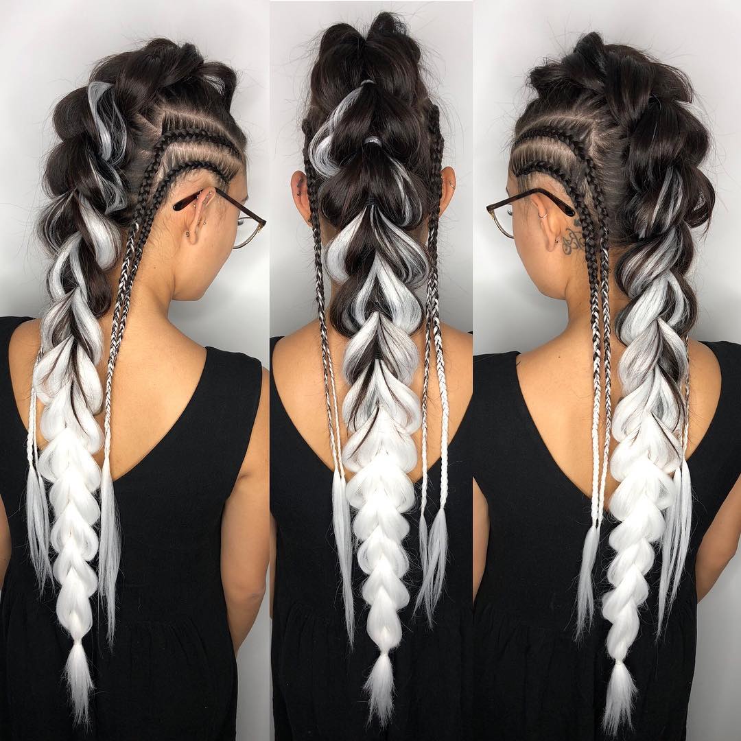 Chunky Mohawk Braid