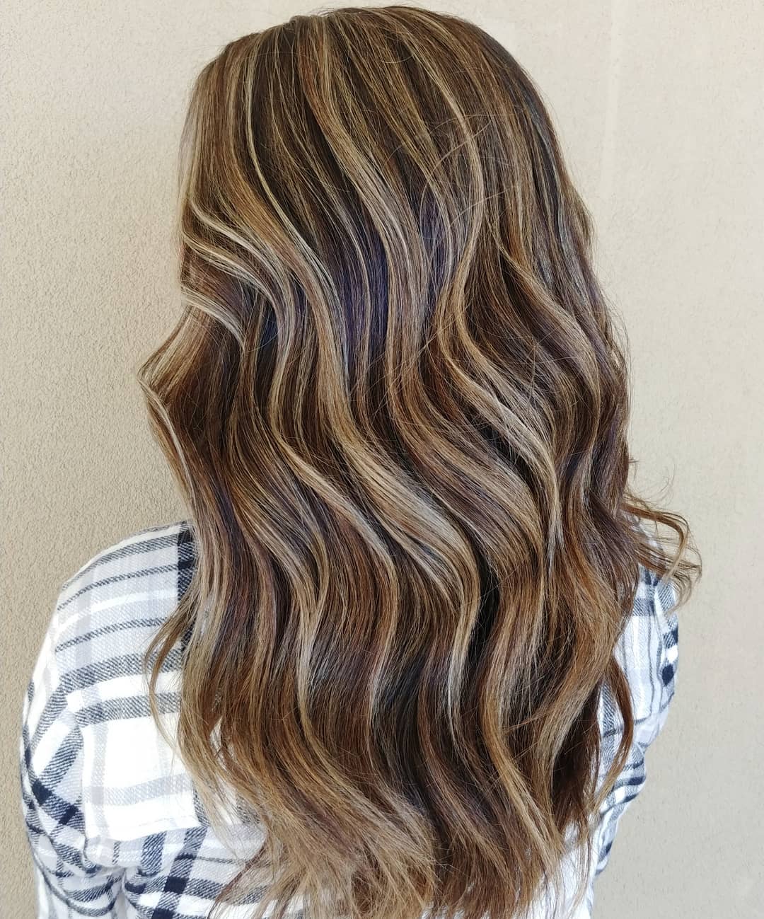 Honey Blonde And Caramel Full Highlights