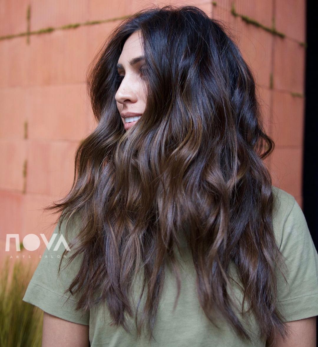 Long Shaggy Choppy Hairstyle