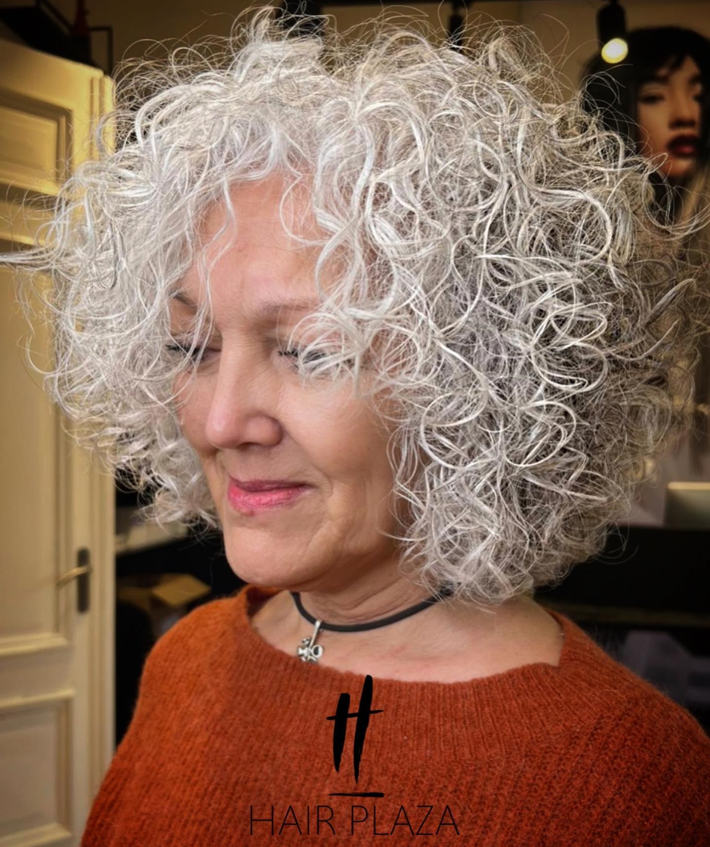 Spiral Perm Short Gray Hair