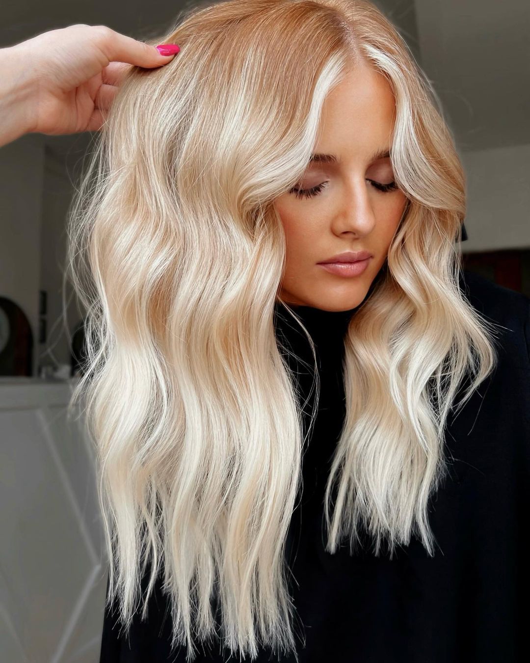 Platinum Strawberry Blonde Hair