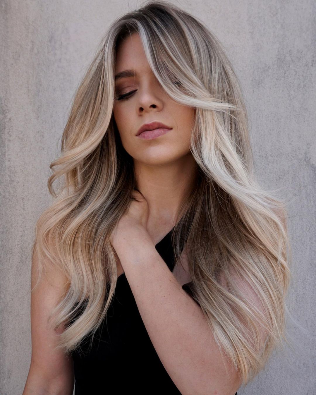 Dirty Blonde Balayage on Long Hair