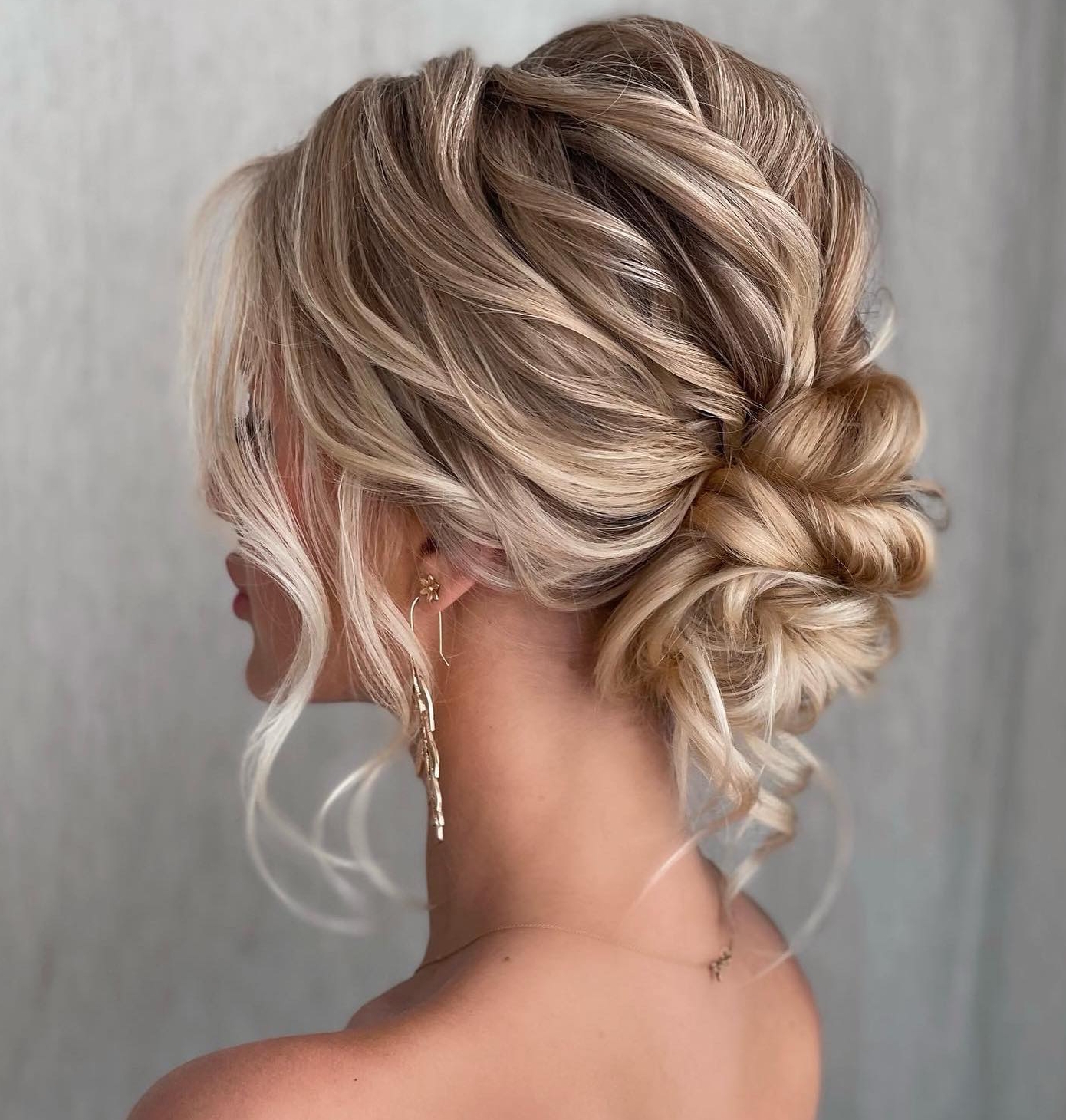 Bridal Messy Chignon