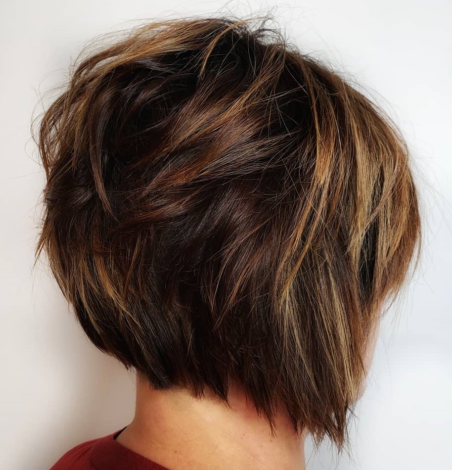 Stacked Razor-Cut Bob