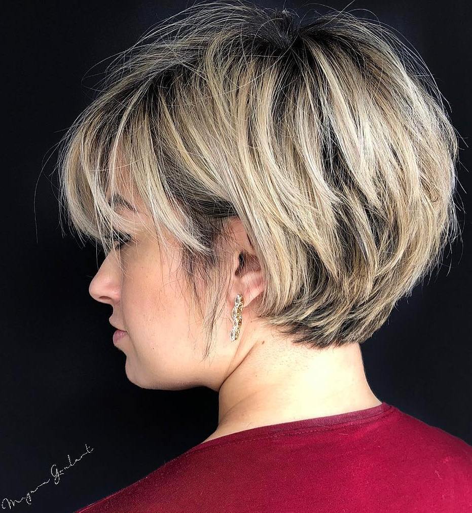 Low Maintenance Short Blonde Shag