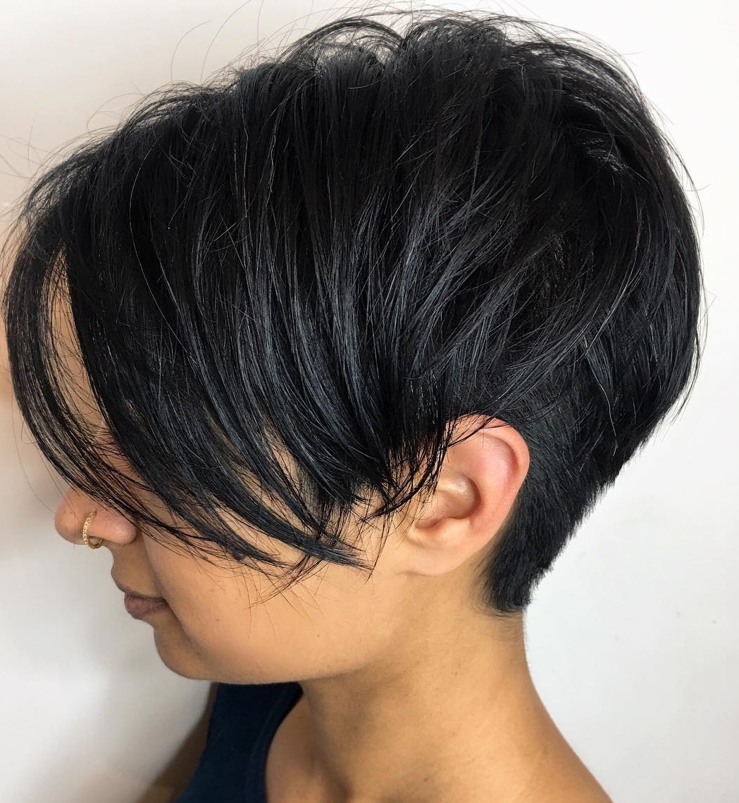 Tousled Undercut Pixie For Thin Hair