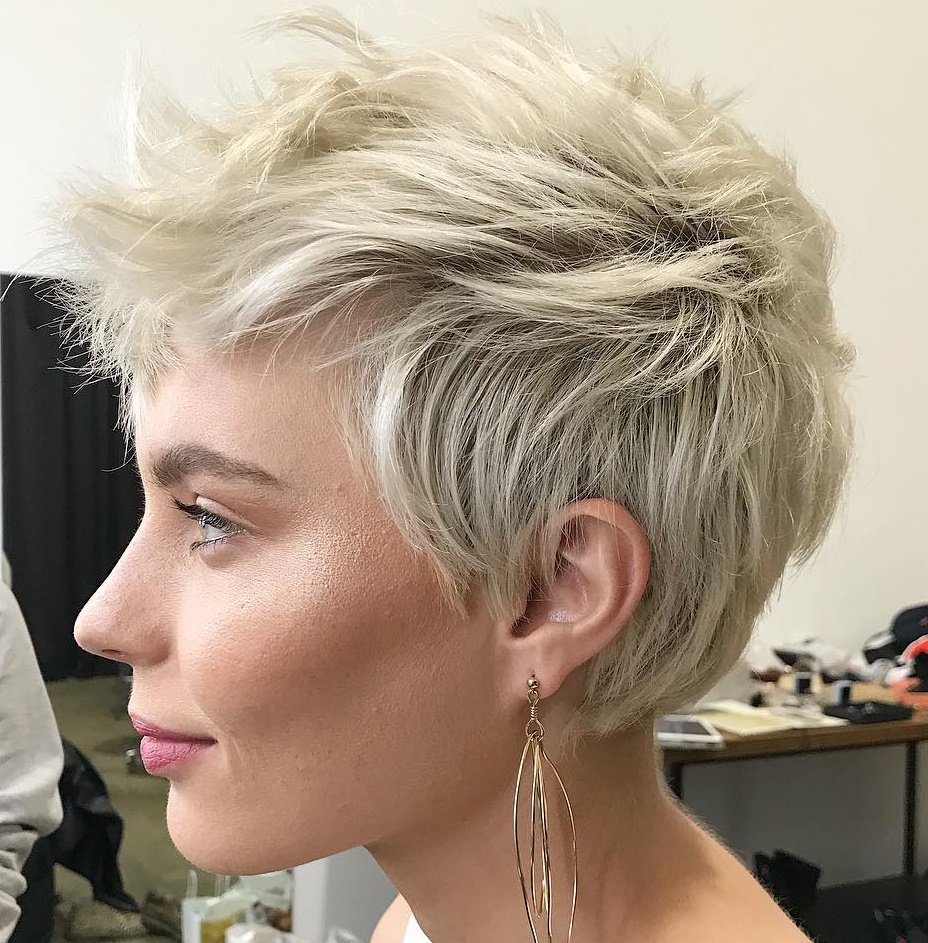 Choppy Blonde Pixie Bob