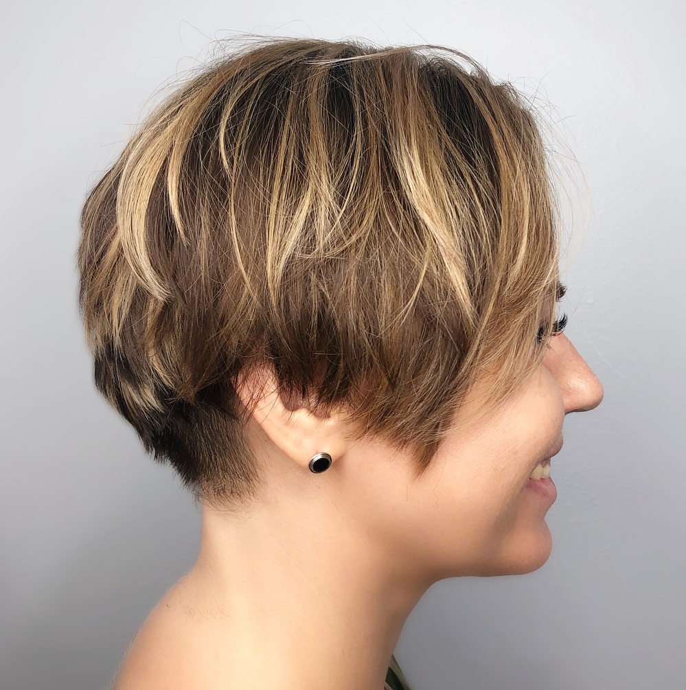 Edgy Pixie Bob With Nape Undercut