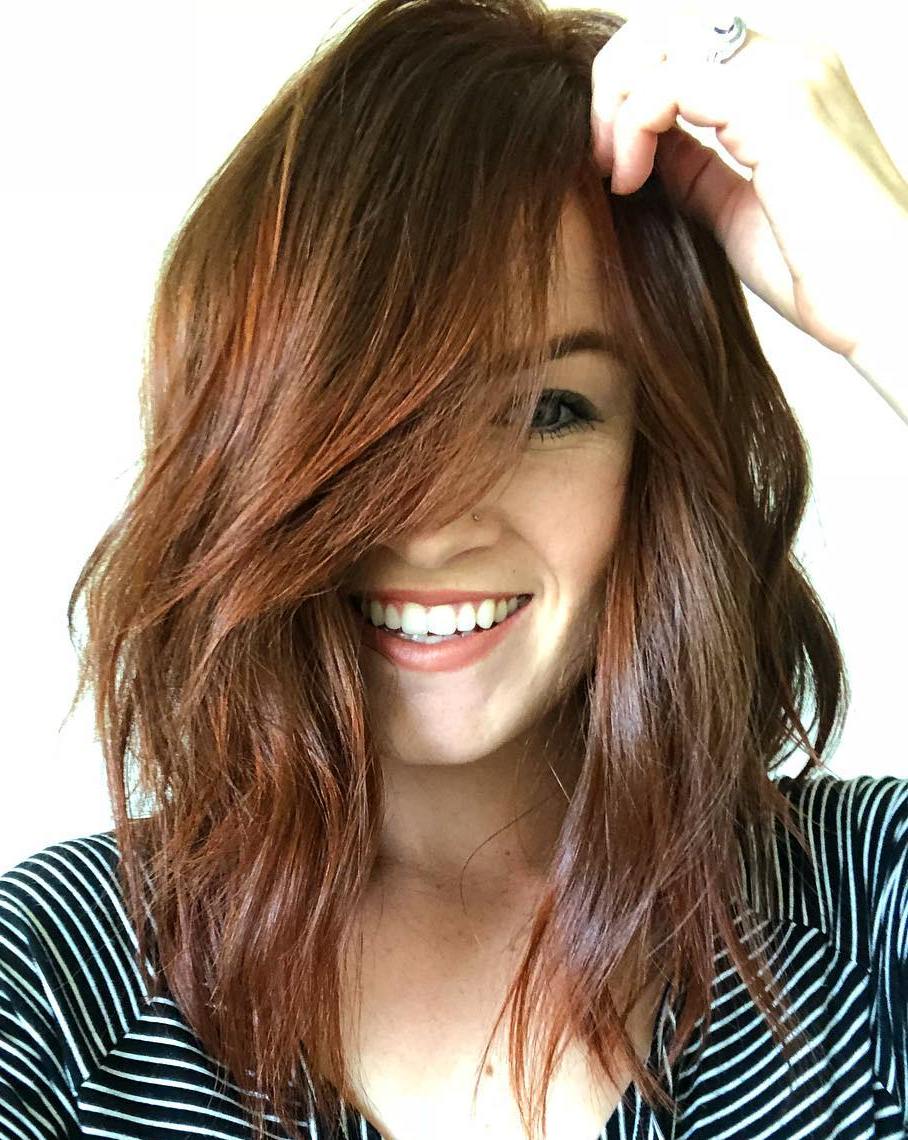 Medium Chopped Copper Brown Cut