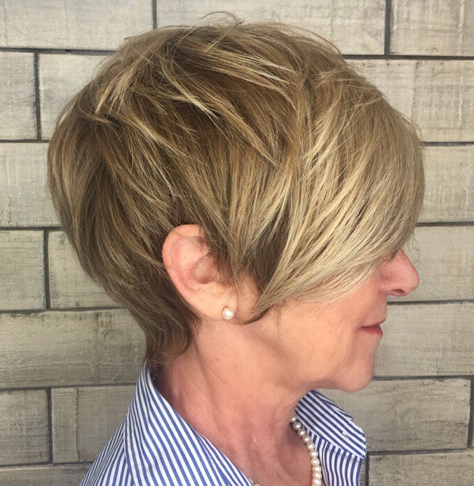 Trendy Pixie For Older Women