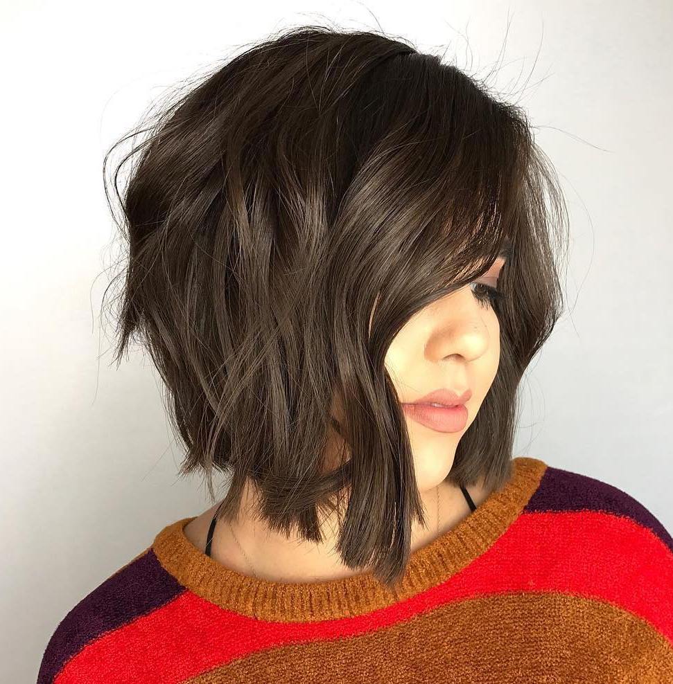 Choppy Brown Bob