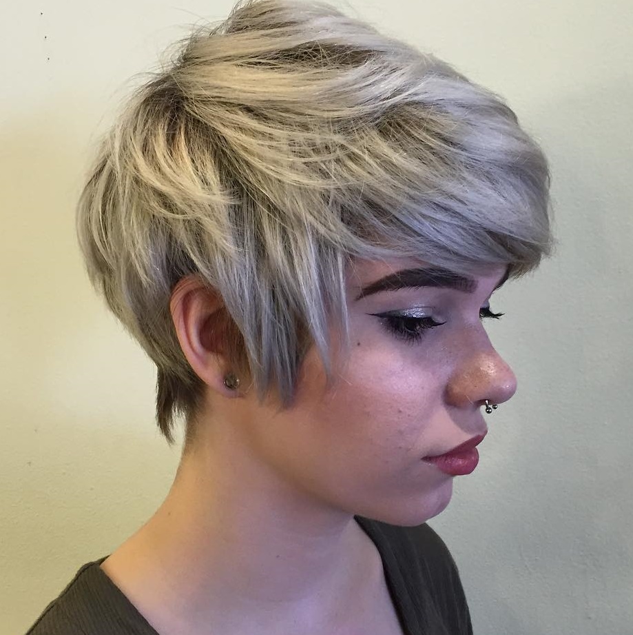 Long Choppy Pixie For Thick Hair